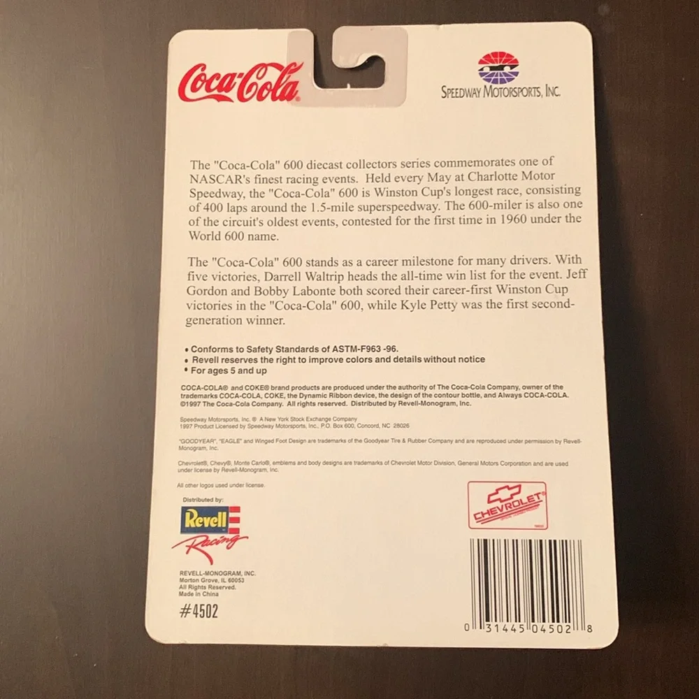 Coca-Cola Red Monte Carlo Collectible Die Cast Car Vintage 🆕